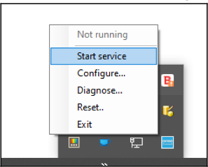 start service option